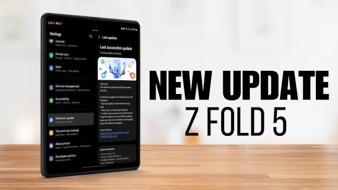 How To Update Samsung Galaxy Z Fold 5?Complete Guide